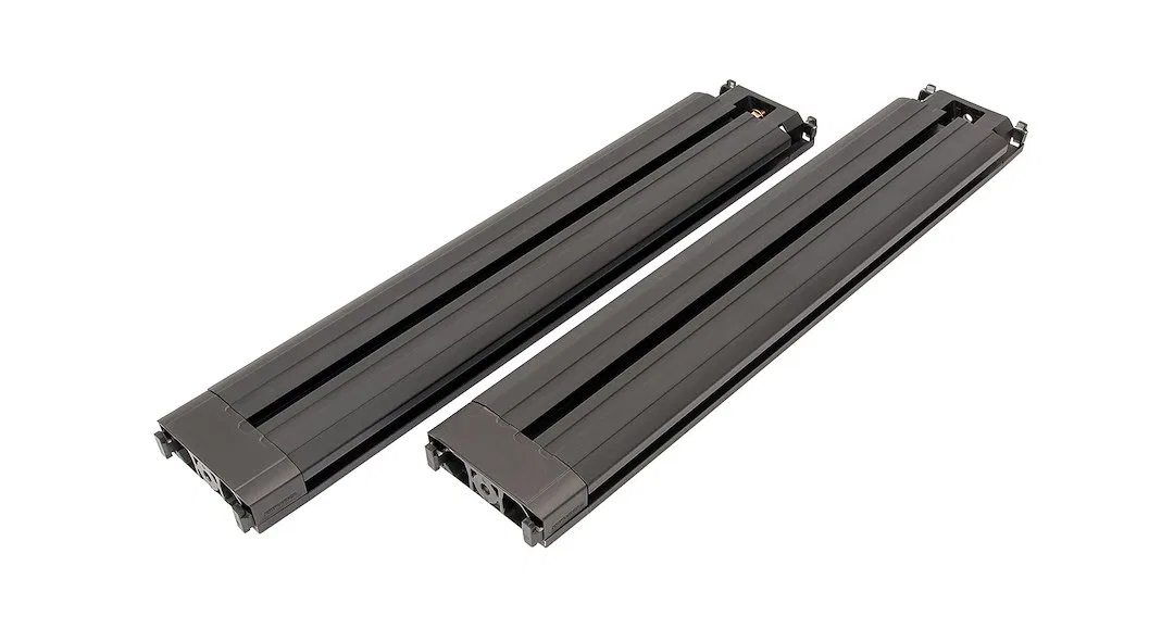 RDNSB75 – RHINO RACK Roof Rack Cross Bar, Fits Rhino Rack's Pioneer And Crossbar Roof Rack Accessories Black Set of 2...